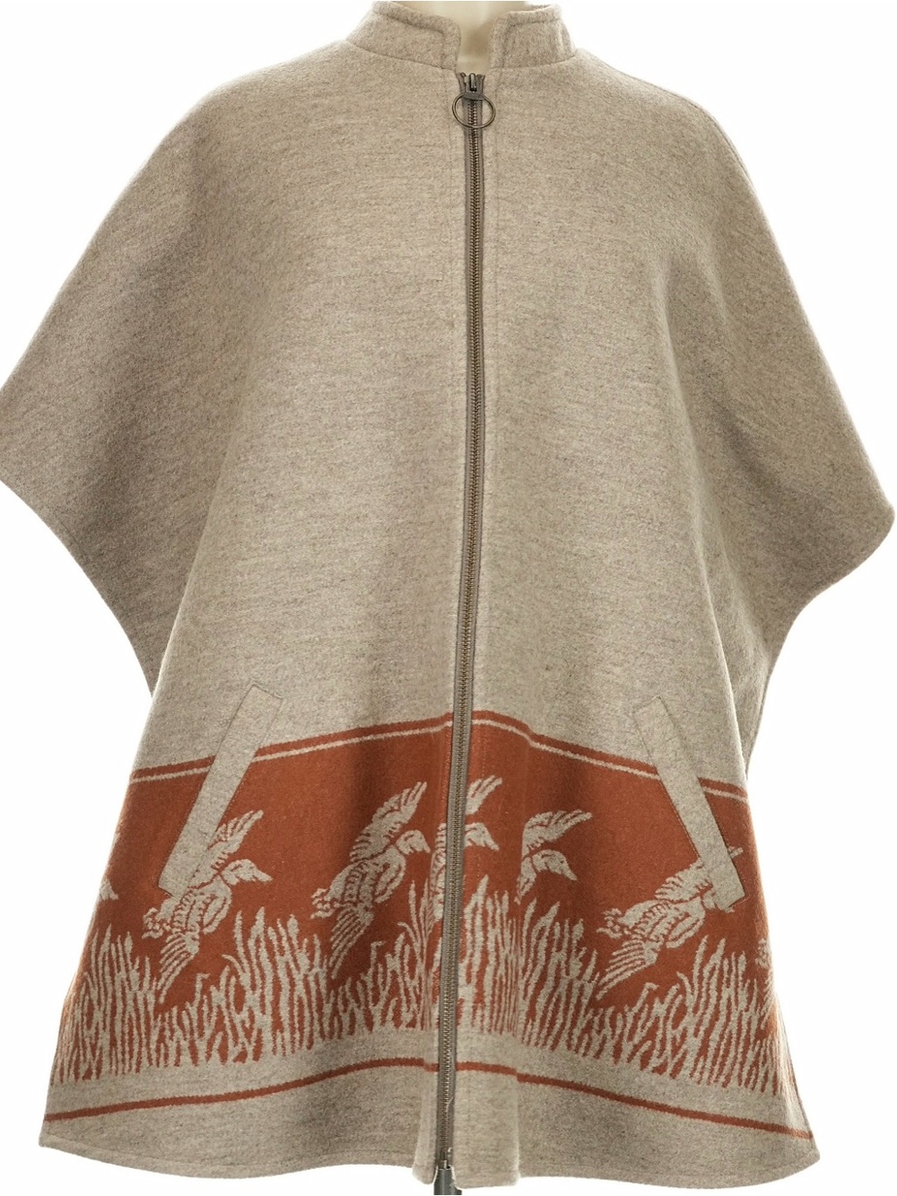 Rare Collector’s Pendleton L.L. Bean Blanket Shirt Cape Mallard Print M/L